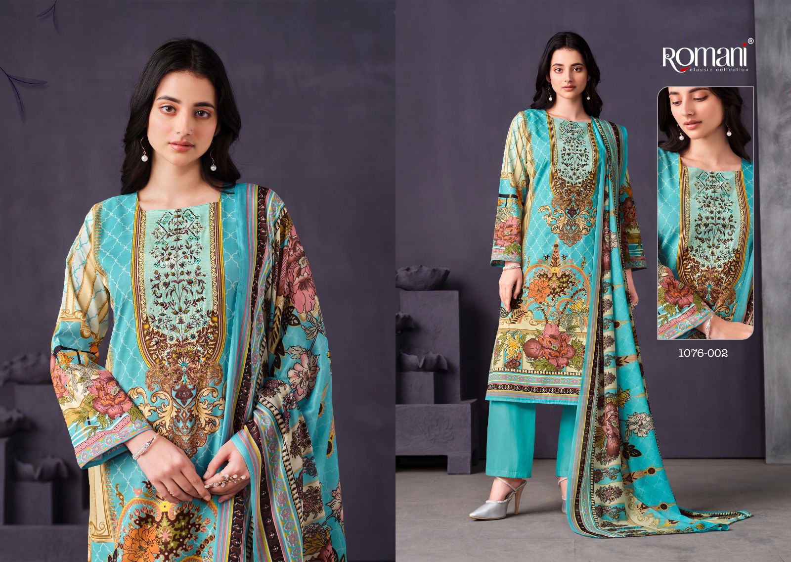 Mareena Vol 12 By Romani Cotton Dress Material Catalog